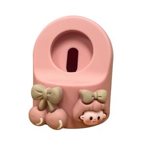 Cherry Bow Girl Silicone Apple Smart Watch Charger Stand Kawaii Pochacco Sanrio